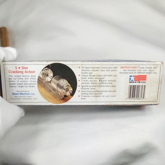 Reeds Rocket Nut Cracker Model 816 With Original Box - Picture 6 of 10